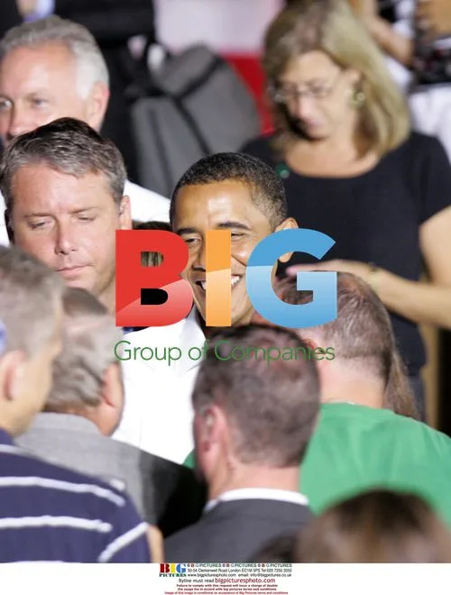 Barack Obama in Irvine Park, Beaver, PA