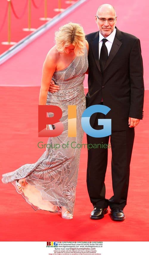 Charlize Theron and Guillermo Arriaga at 'Burning Plain' premiere