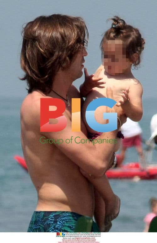 Andrea Pirlo on holiday with family in Italy