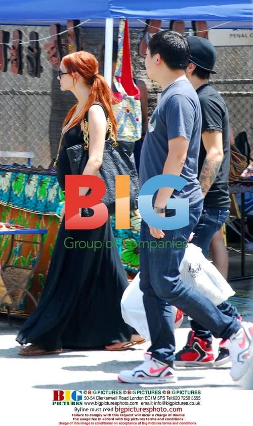 Ashlee Simpson & Pete Wentz at Melrose Trading Post