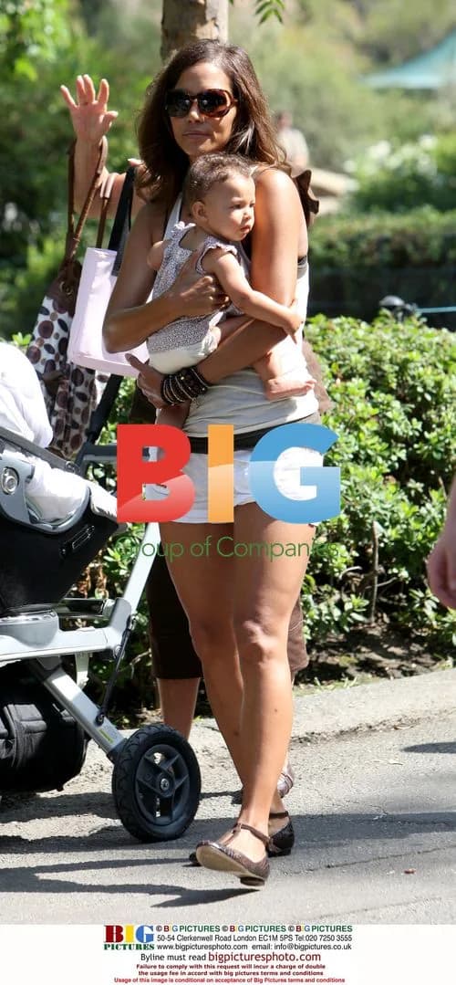 Halle Berry and baby Nahla visit LA Zoo