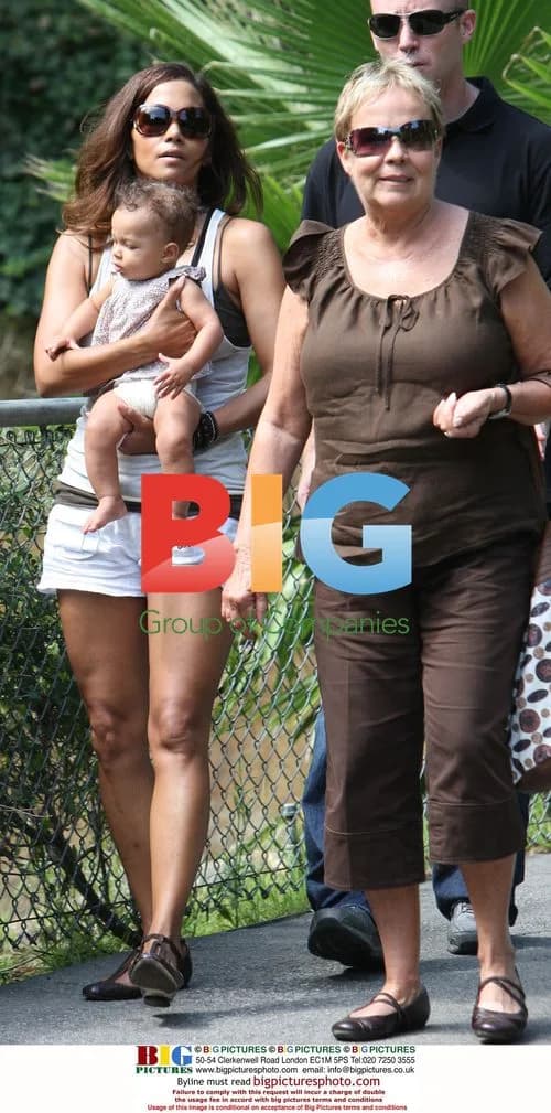 Halle Berry and daughter Nahla at LA Zoo