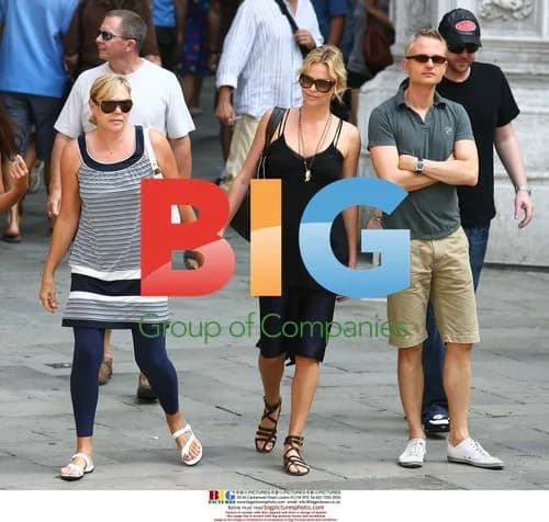 Charlize Theron and mother Garda in Venice
