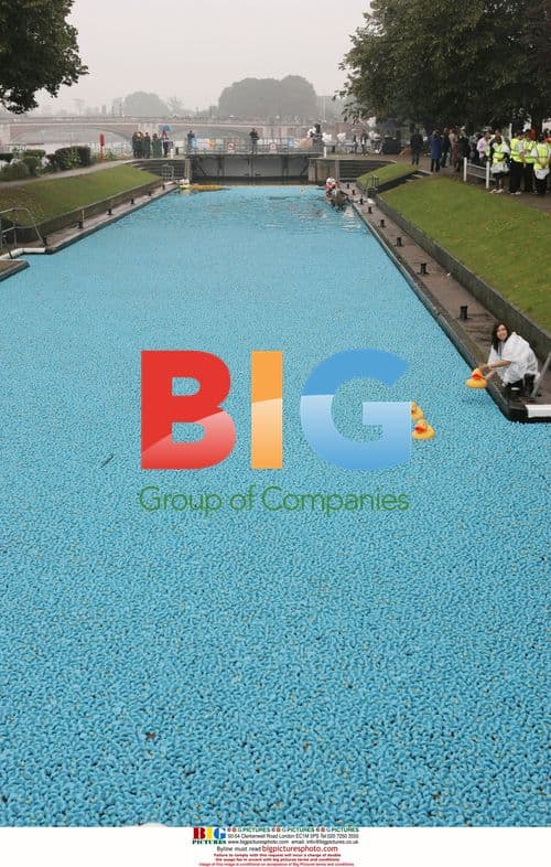 Emma Barton starts The Great British Duck Race