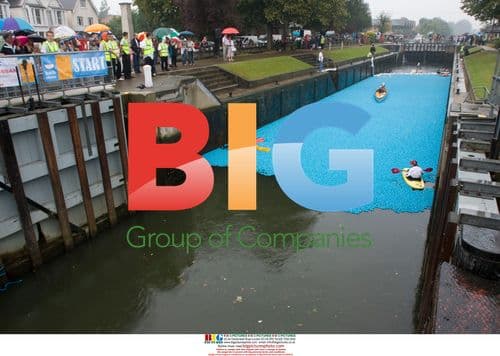 The Great British Duck Race at Hampton Court