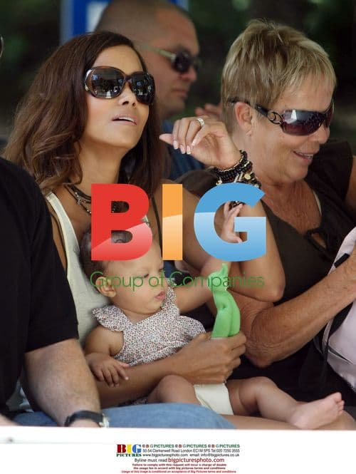 Halle Berry and daughter at LA Zoo