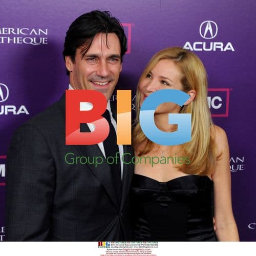 Jon Hamm and Jennifer Westfeldt at American Cinematheque Gala