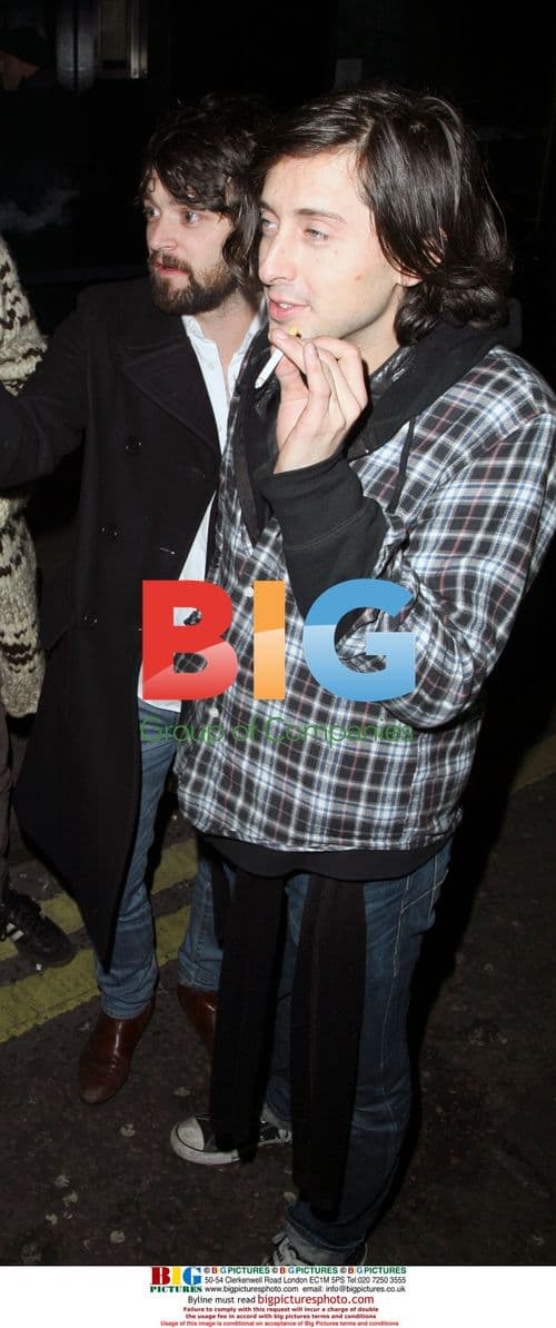 Indie Rocker Carl Barat Outside Whisky Mist