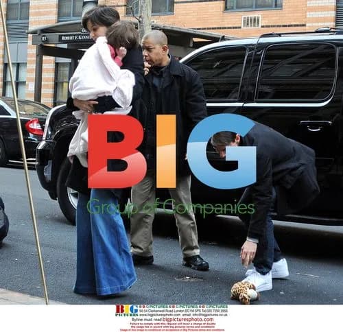 Tom Cruise and Katie Holmes with Suri in NY