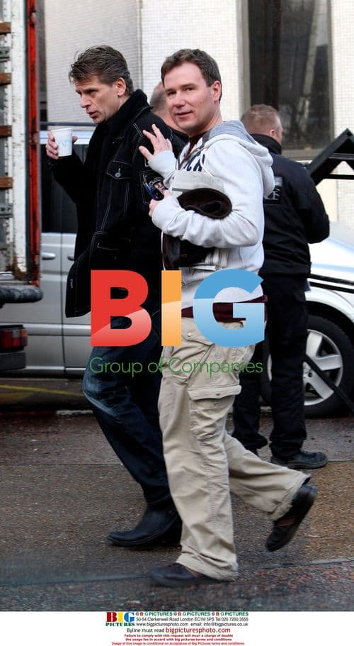 GMTV Presenters Andrew Castle and Richard Arnold Leaving Studios