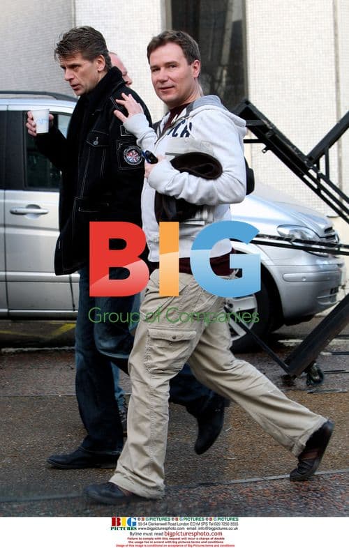 GMTV presenters Andrew Castle and Richard Arnold