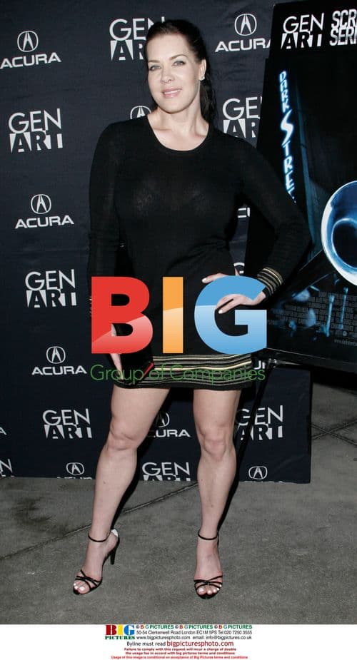 Joanie Laurer at "Dark Streets" premiere