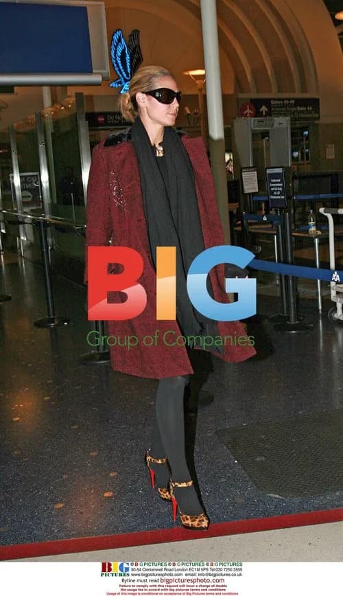 Heidi Klum Arrives at LAX