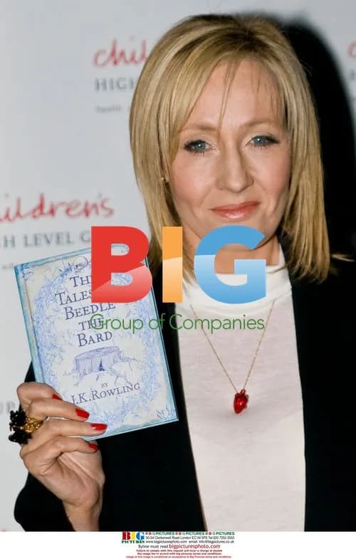 JK Rowling at Beedle the Bard book launch