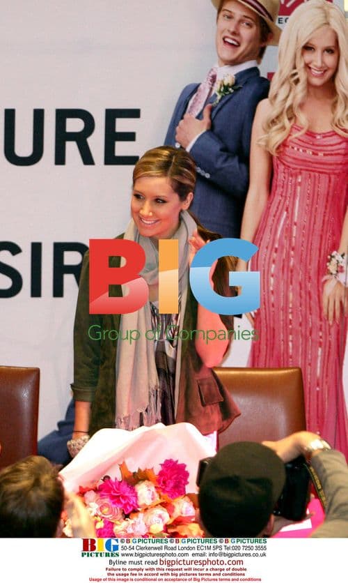 Ashley Tisdale signing autographs in Paris