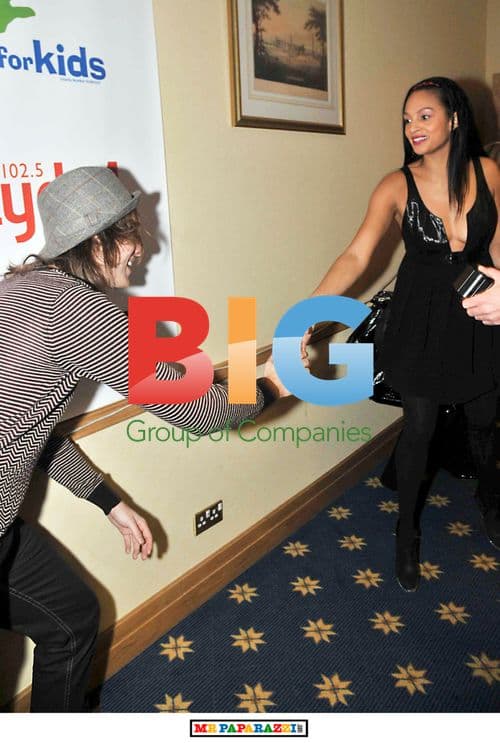 Alesha Dixon and Paolo Nutini at Radio Clyde Event