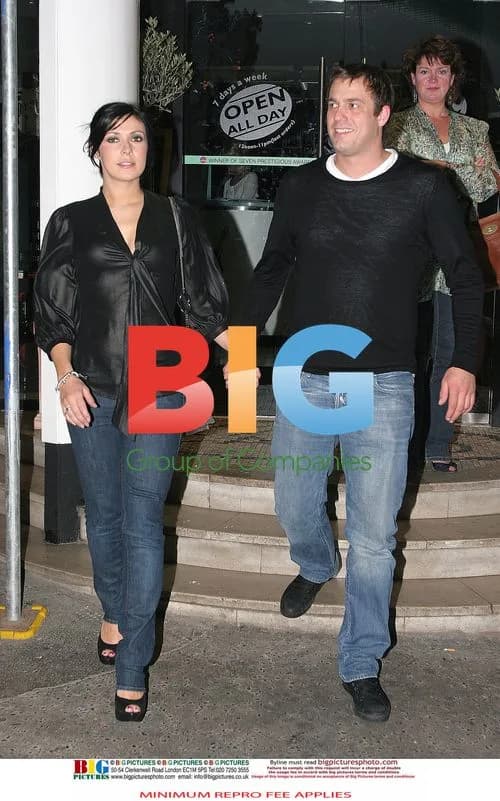 Kym Marsh and Jamie Lomas at San Carlos