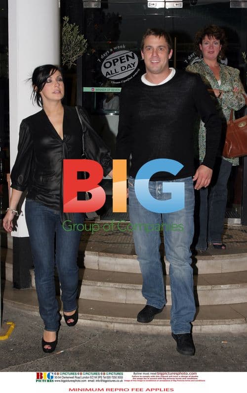 Kym Marsh and Jamie Lomas at San Carlos