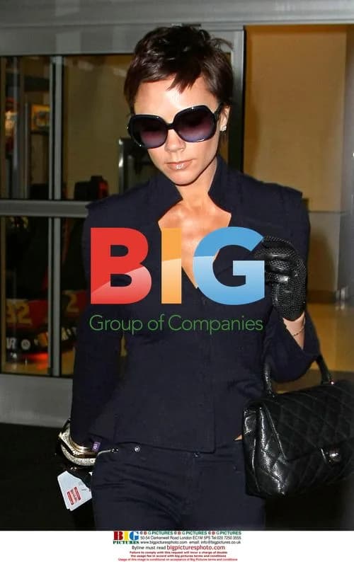 Victoria Beckham Arrives at JFK Airport