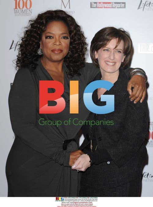 Oprah Winfrey and Anne Sweeney at Power 100 Breakfast