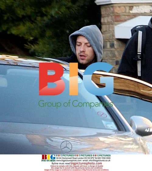 Coldplay's Chris Martin Leaves London Home