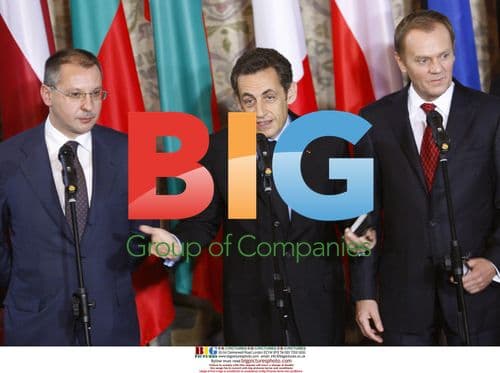 Tusk Receives Sarkozy in Gdansk