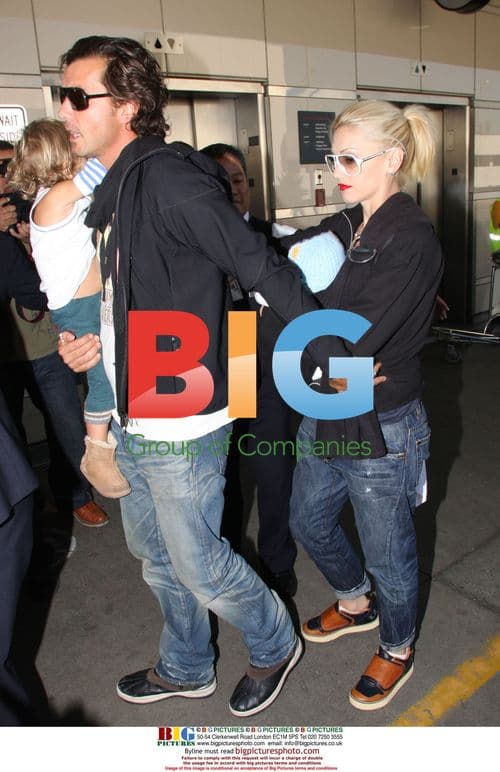 Gwen Stefani and Family at LAX