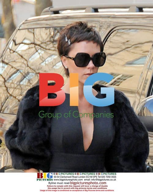 Victoria Beckham leaves Donna Karan store