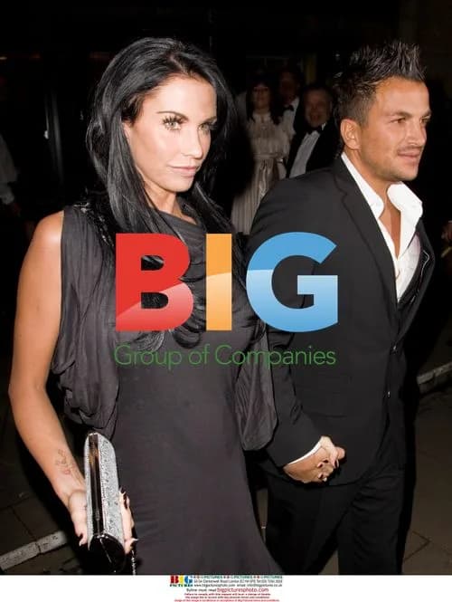 Katie Price and Peter Andre leave Vision's Ball