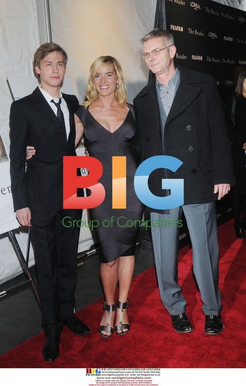 David Kross, Kate Winslet at 'The Reader' premiere