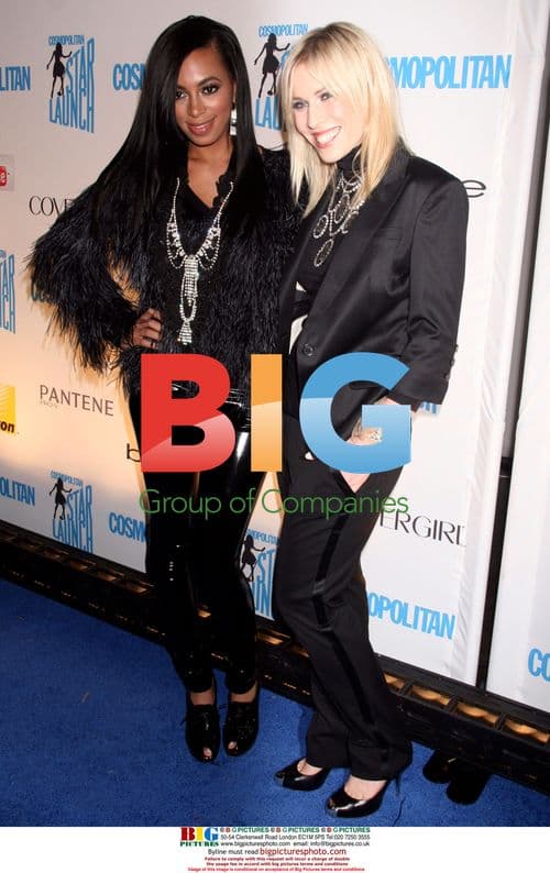 SOLANGE KNOWLES and NATASHA BEDINGFIELD at 2008 Cosmopolitan StarLaunch Concert