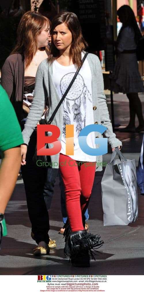 Ashley Tisdale Family Holiday Shopping