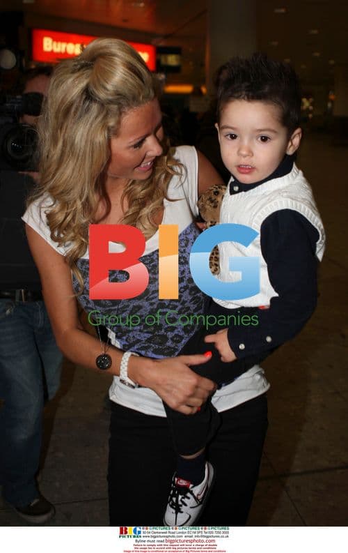 Nicola McLean arrives at Heathrow