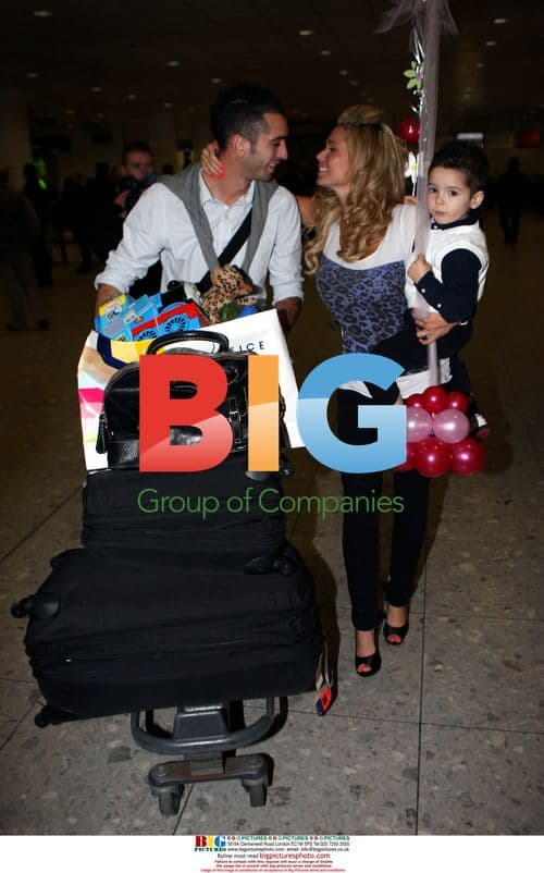 Nicola McLean Arrives at Heathrow