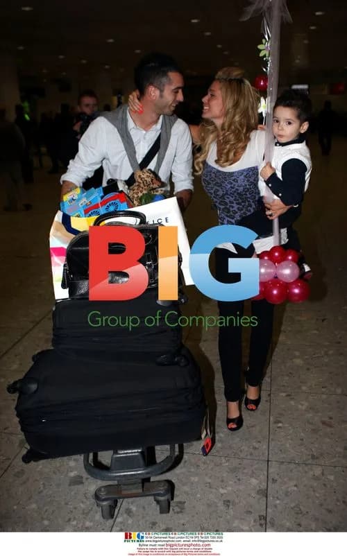 Nicola McLean Arrives at Heathrow