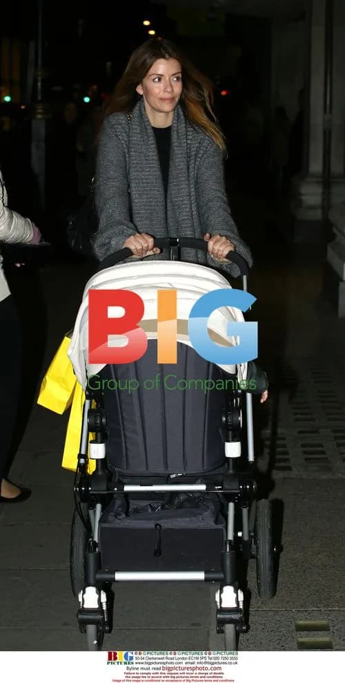 Noel Gallagher's fiancé Sara Macdonald shopping in London