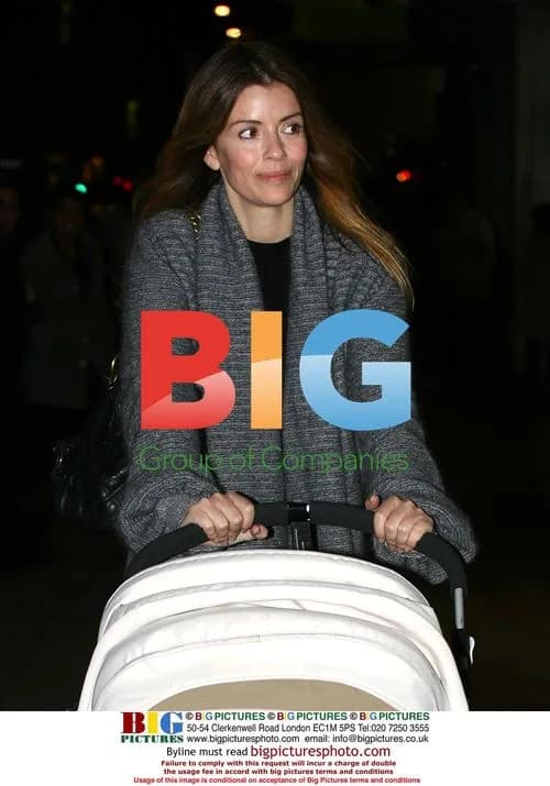 Noel Gallagher's fiancée Sara Macdonald shopping in London