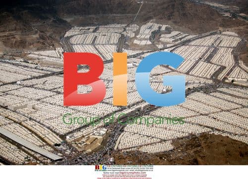 Muslim pilgrims in Mina valley
