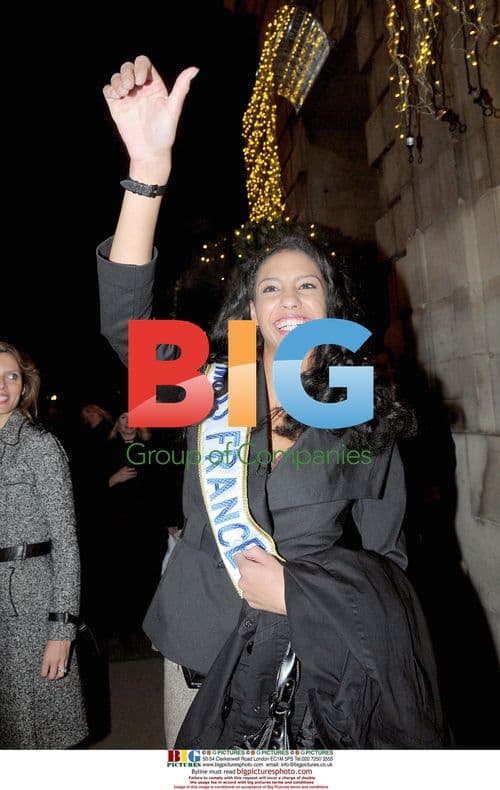 Miss France 2009 Chlo Mortaud at Crillon Hotel