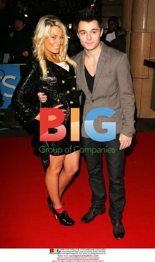 Leon Jackson and Emily Bigs at 'Yes Man' premiere