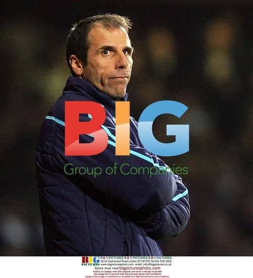 Gianfranco Zola at West Ham vs Tottenham match
