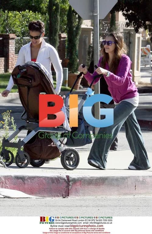 Jessica Alba out with baby Honor in Beverly Hills