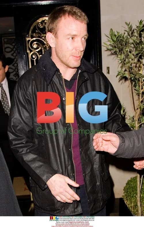 Guy Ritchie leaving dinner at Scott's