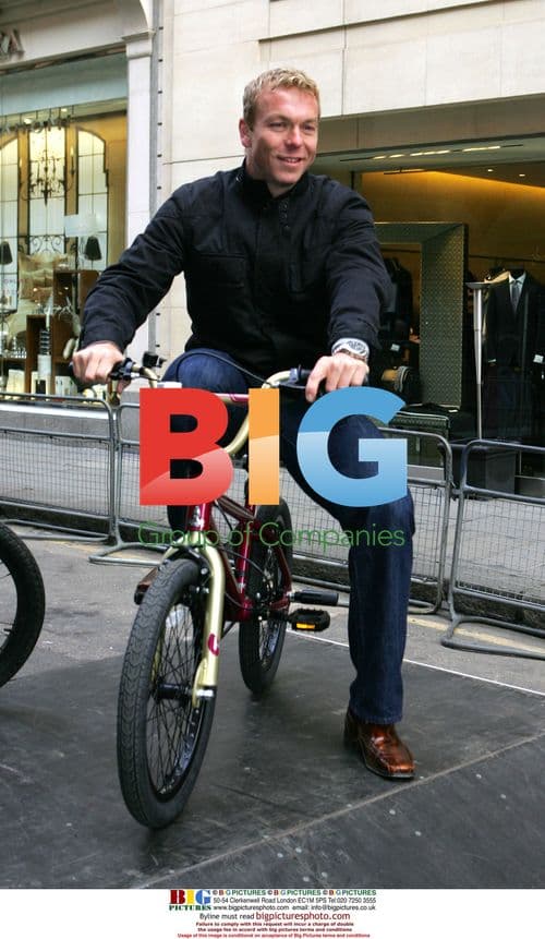 Chris Hoy launches Raleigh "Triple Gold" BMX bike