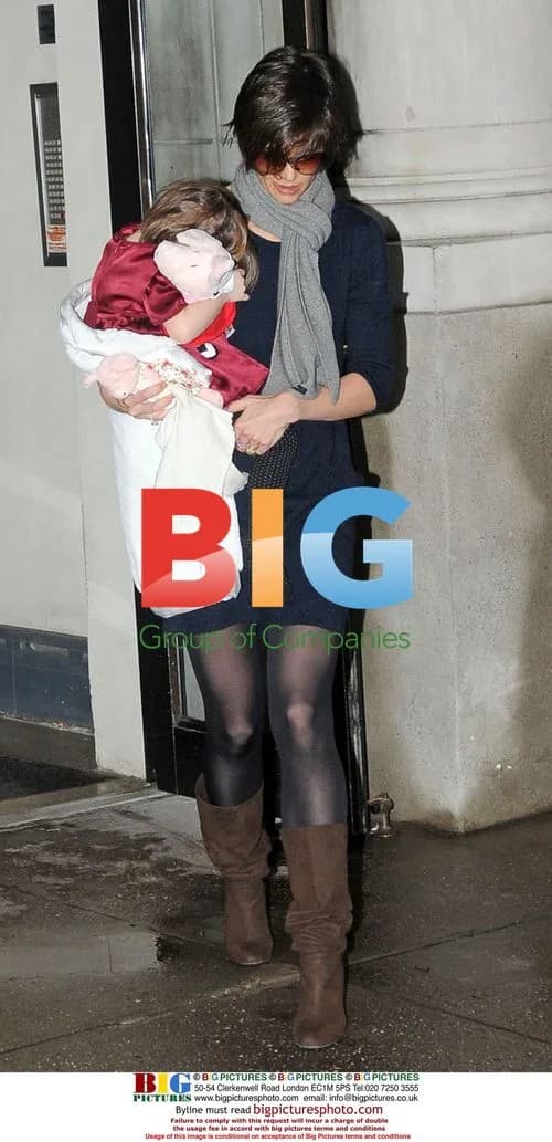 Katie Holmes and daughter Suri out in New York
