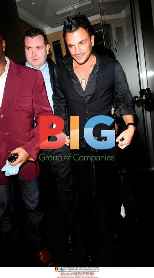 Peter Andre Leaving Nobu Berkley