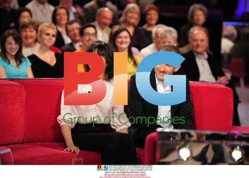 Sophie Marceau and Danny Boon on "Vivement Dimanche"