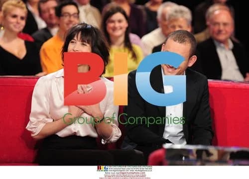 Sophie Marceau and Danny Boon on "Vivement Dimanche"