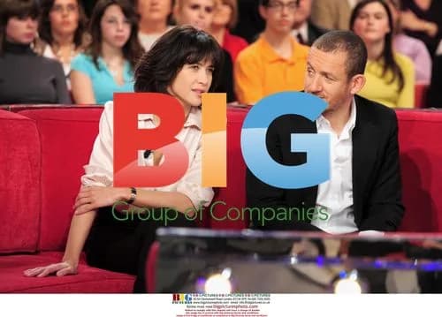 Sophie Marceau and Danny Boon on "Vivement Dimanche"