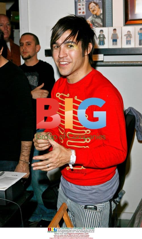 Pete Wentz attends Travis Mccoy's art exhibition